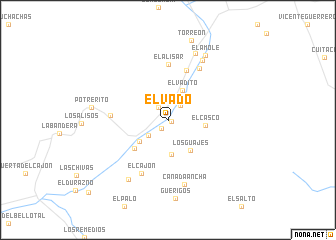 map of El Vado