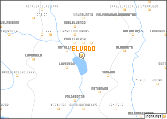 map of El Vado