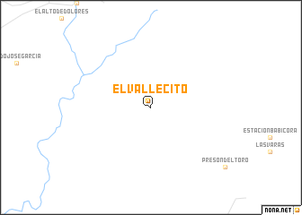 map of El Vallecito