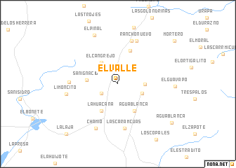 map of El Valle