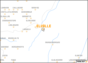 map of El Valle