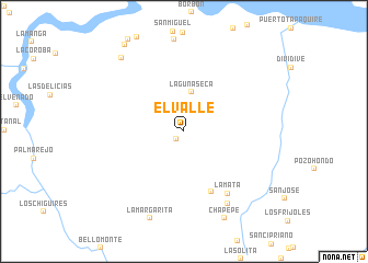 map of El Valle