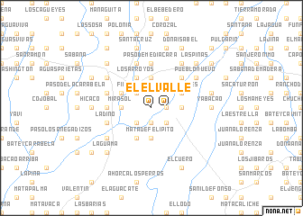 map of El Valle