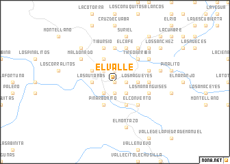 map of El Valle