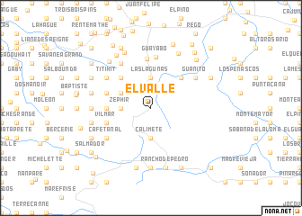 map of El Valle