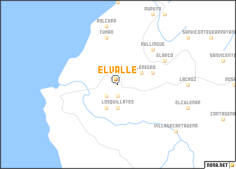 map of El Valle