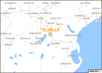 map of El Valle