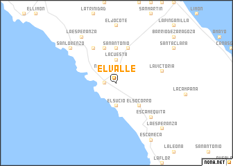 map of El Valle