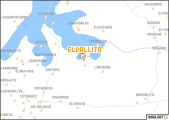 map of El Vallito