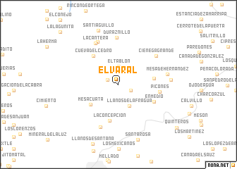 map of El Varal