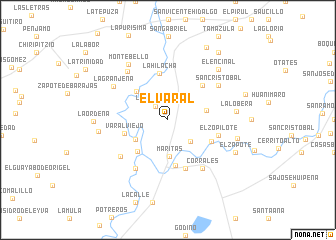 map of El Varal