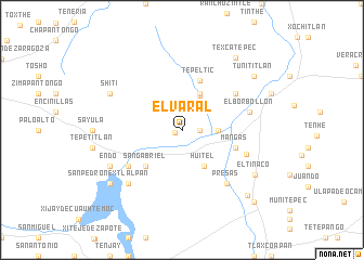 map of El Varal