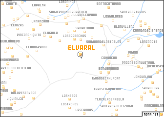map of El Varal