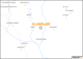 map of El Varejón