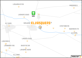 map of El Vasquero