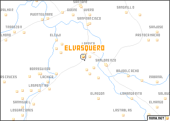 map of El Vasquero