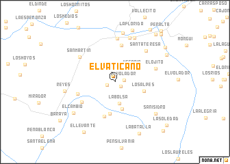 map of El Vaticano