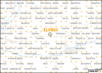 map of Elvaux