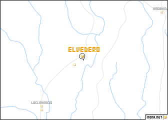 map of El Vedero