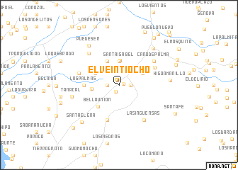map of El Veintiocho