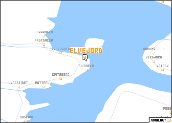 map of Elvejord