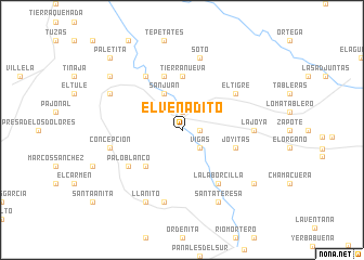 map of El Venadito