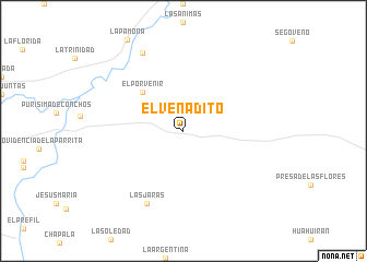 map of El Venadito