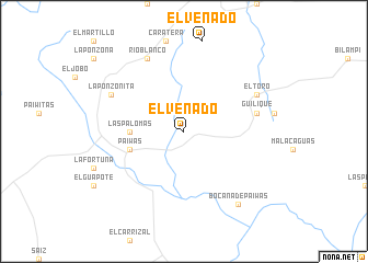 map of El Venado
