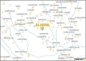 map of El Veral