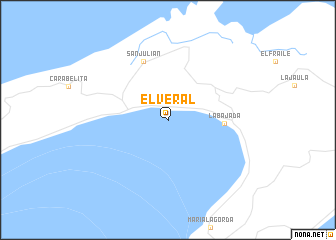 map of El Veral