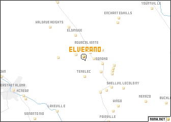 map of El Verano