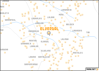 map of El Verdal