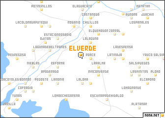 map of El Verde