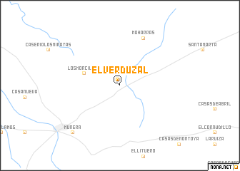 map of El Verduzal