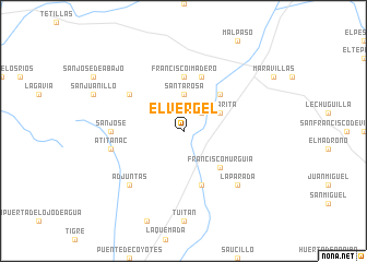 map of El Vergel