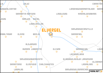map of El Vergel