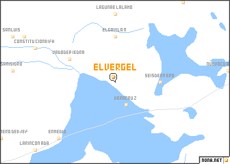 map of El Vergel