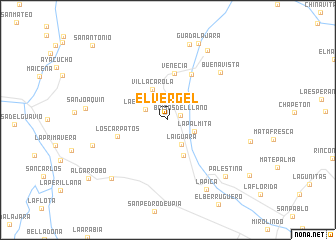 map of El Vergel