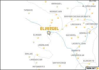 map of El Vergel