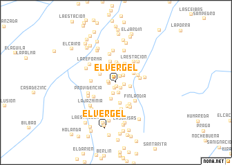 map of El Vergel