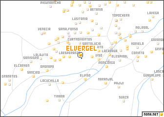 map of El Vergel