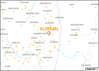 map of El Verjel