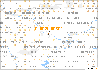 map of Elverlingsen