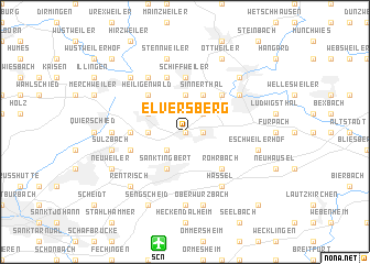 Elversberg (Germany) map - nona.net