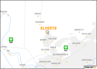 map of Elverta