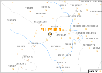 map of El Vesubio