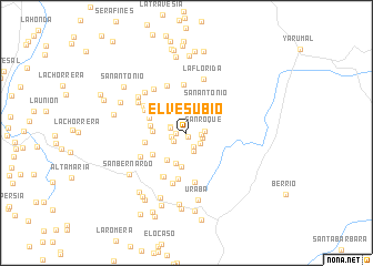 map of El Vesubio