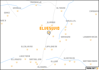 map of El Vesuvio