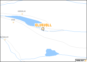map of Elvevoll