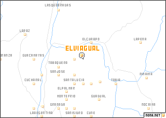 map of El Viagual